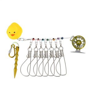 Boîte à appâts en acier inoxydable portable à roulettes avec boucle pour poissons vivants - Product Image 2