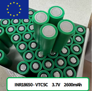 100% gốc us18650vtc5c 2600mAh hình trụ Lithium ion có thể sạc lại pin 3.7V inr18650 vtc5c Pin - Product Image 2