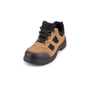 Chaussures de sécurité antistatiques basses pour hommes, avec embout en acier, en daim, respirantes, à lacets, pour le travail industriel et la construction - Product Image 1
