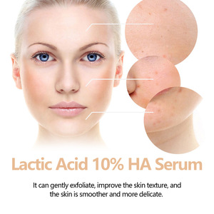 Exfoliante Iluminador DE LA PIEL Poro Ácido láctico Suero facial Hidratante Ácido hialurónico Reafirmante Cuidado orgánico Dirigido <span class=keywords><strong>10</strong></span>% - Product Image 3