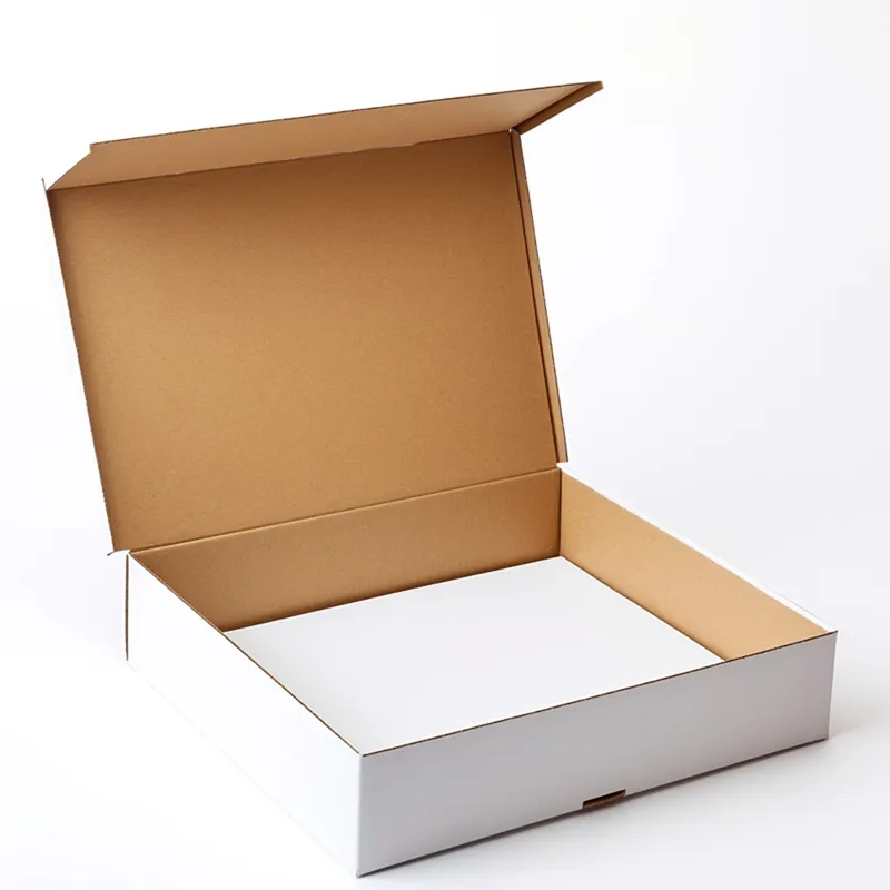 निर्माता बड़े रंग मुद्रित कार्डबोर्ड बॉक्स मेलिंग परिधान बॉक्स मेलिंग परिधान बॉक्स लोगो पैकेजिंग के साथ नालीदार कस्टम शिपिंग बॉक्स