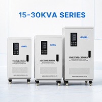 Régulateur de tension numérique monophasé SVC30 40 50KVA avec affichage numérique, stabilisateur entièrement automatique en cuivre pour maison, bureau et industrie légère 220V