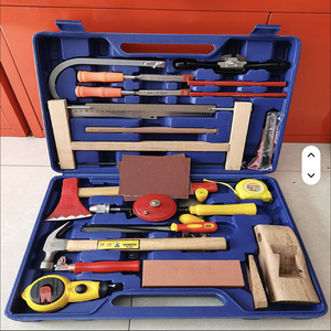 Household Woodworking Hand <b>Tool</b> Set Adjustable Wrenches Screwdrivers Saw Blades Carbon Steel <b>Tools</b> Hard Case <b>Box</b> OEM 3-Year WT-5 - Product Image 2