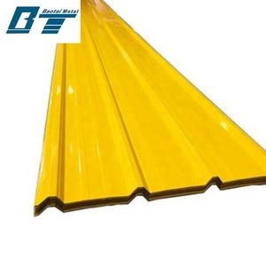 Tôle d'acier PPGI pré-peinte Prime Panneau de toit ondulé de 0.45mm pour panneau sandwich et murs de construction - Product Image 6