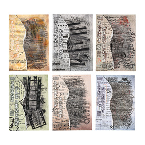 Old Shadow Dream Series Retro tiếng anh cao cấp Sổ tay trang trí dán 20 nhãn dán mỗi gói - Product Image 5