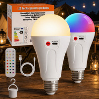 Ampoule LED E27 à Changement de Couleur RVB, Télécommandée et Dimmable, en Plastique, pour Remplacement de Luminaires Résidentiels - Offre Spéciale