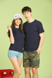 T-shirt à manches courtes unisexe 100% coton, de haute qualité, grande taille, athlétique, à séchage rapide, uni - Product Image 4