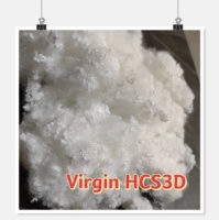 15d * 64mm 100% vierge HCS fibre de polyester de silicium conjugué creux de Jiangsu pour jouets en peluche