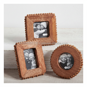 Marco de fotos rectangular de madera para fotografía de paisajes, exhibición en pared del hogar con amplia área de visualización, soporte resistente, impacto visual - Product Image 1