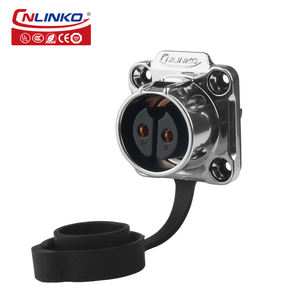 Fabricante de conectores Cnlinko IP68 M20 LP20 2 pines tipo tornillo hembra macho enchufe impermeable Cable conectores de aviación - Product Image 6