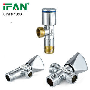 IFAN Venta caliente Diseño de alta presión Agua de inodoro 90 grados 1/<span class=keywords><strong>2</strong></span> "<span class=keywords><strong>3</strong></span>/4" Válvula de ángulo de latón - Product Image 1