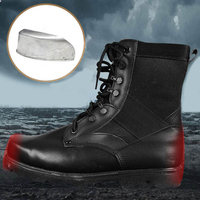 Bottes tactiques Yakeda, chaussures d'escalade en plein air, chaussures d'entraînement, bottes tactiques pour hommes en polaire, bottes tactiques imperméables, bottes de combat tactiques