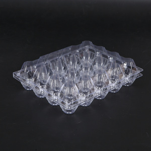 Fabrikdirektpreis 20-Loch RPET PP PVC PET Stoßfester Bruchsicherer Antibeschlag Statischer Kunststoff-Eierkarton Verpackungsbehälter - Product Image 2