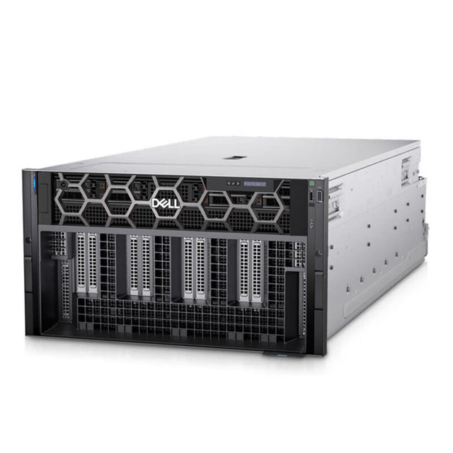 Dells XE9680 Rack-mounted GPU Server - 2 Platinum 8468 (96 cores) 64G * 32 RAM / 480G SSD + 2 * 7.68T /Supports HGX H800 module