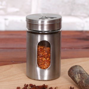 Wholesale New Kitchen <b>Spice</b> <b>Jar</b> Seasoning Box Storage Bottle <b>Jars</b> Transparent Salt and Pepper Cumin Powder Tools - Product Image 3