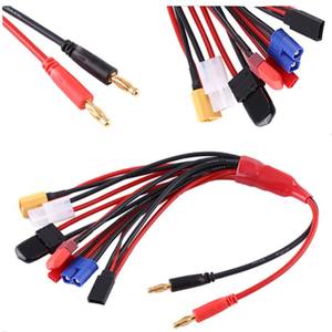 다기능 XT60 Deans TRX 커넥터 4mm 총알 바나나 플러그 RC <span class=keywords><strong>IMAX</strong></span> <span class=keywords><strong>B6</strong></span> 충전기 8-in-1 충전 전원 어댑터 고무 케이블 - Product Image 2