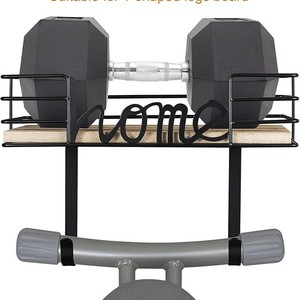 Wooden Wall Mounted Ironing Board Rack With <b>Storage</b> Shelf Heat Resistant For <b>Laundry</b> Room <b>Organization</b> - Product Image 4