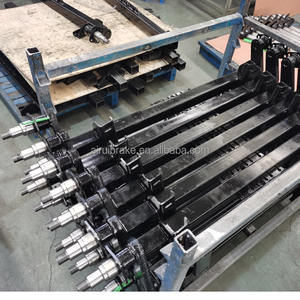 Système de freinage de remorque électrique de haute qualité 3 500 lb avec essieu à ressorts à <span class=keywords><strong>double</strong></span> œil et boulons en U pour déplaceur de <span class=keywords><strong>caravane</strong></span>, camping-car, Eje - Product Image 4