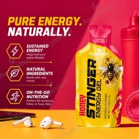 AegleWell Honey Stinger Energy Gel 31g – Énergie rapide et durable pour la course, le cyclisme, la randonnée, l'entraînement et les activités de plein air
