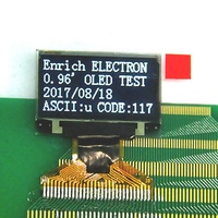 Layar OLED 128*64 0.96 Inci Modul OLED Warna Biru dan Putih
