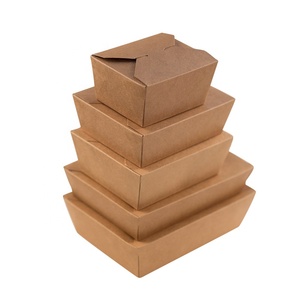 食品包装箱使い捨てクラフト紙箱卸売 - Product Image 5