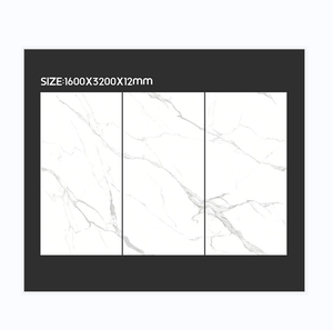 Wharton trắng lớn Định dạng 1600x3200x12mm hiện đại firebrick dấu sứ tấm chống trượt biệt thự Nội Thất Tường nhà bếp - Product Image 1