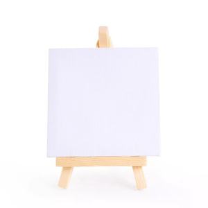 Small5x7cm, 6x8cm Mini <span class=keywords><strong>tele</strong></span> allungate piccola tela da pittura con Mini cavalletto <span class=keywords><strong>tele</strong></span> artistiche per la pittura con cavalletto da esposizione in legno - Product Image 4