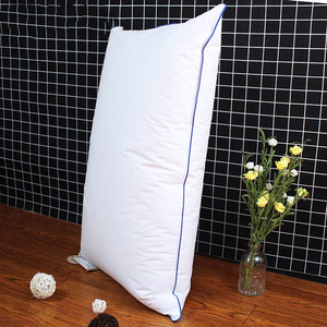 Más barato tamaño king cómodo ganso/almohadas de plumas de pato con el lado dorado - Product Image 2
