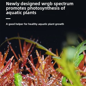 Lampada LED per Acquario WRGB a Spettro Completo, Faretto per Crescita delle Alghe, per Acquari con Pesci di Fiume, 8500K 25/35/65W, con Bluetooth - Product Image 3