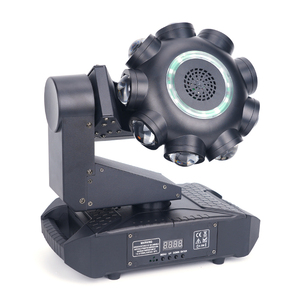 Luz de Cabeza Móvil de Nueve Haces DMX512 RGBW, Potente Luz de Escenario para Discotecas, Fiestas y Festivales, la Mejor Opción - Product Image 6