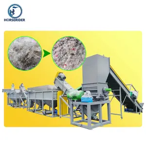 500-1000kg waste plastic recycling washing line waste plastic crusher friction washer for plastic recycling plant