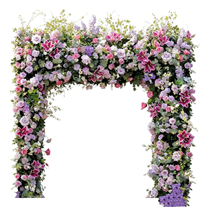 Fondo floral cuadrado Clean Line, perfecto para sesiones de estudio de bodas urbanas y diseño de eventos. - Product Image 3