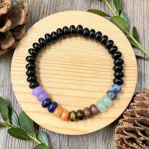 Pulsera de Piedras con Cuentas de Vidrio Coloridas, Energía Natural, Artículo de Alta Rentabilidad, Soporte para Auditoría de Fábrica - Product Image 5