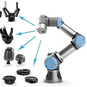 शक्तिशाली यूनिवर्सल रोबोट उर 16e के साथ Cobot 2F-85 / 2F-140 हवा लेने ग्रिपर उच्च प्रदर्शन सीएनसी विधानसभा के लिए रोबोट भुजा