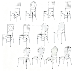 Multiple Styles Stackable Clear Transparent <b>Chairs</b> Outdoor Banquet Party Event Crystal Acrylic Tiffanie <b>Chair</b> for Wedding - Product Image 1