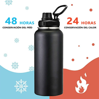 Botol Termos Stainless Steel VANOW 32 Oz Vakum Terisolasi Untuk Perjalanan Bebas BPA