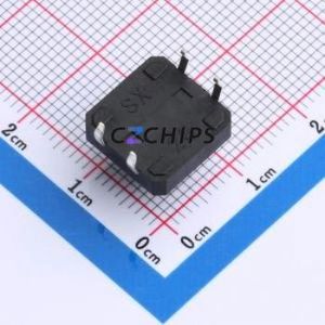 TS015-CBW1EH9.0 Tactile Switch Through hole-4P,12x12mm Switch Single Pole Single Throw Round Button 1.8N Through Hole - Product Image 2