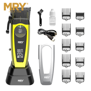 <span class=keywords><strong>Tondeuse</strong></span> à cheveux professionnelle MRY, machine à couper les cheveux pour barbier, <span class=keywords><strong>tondeuse</strong></span> à cheveux électrique rechargeable pour hommes, <span class=keywords><strong>tondeuse</strong></span> en acier inoxydable pour hommes - Product Image 1