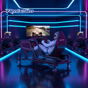 Renixsim 4 Axis <span class=keywords><strong>F1</strong></span> Cockpit Sim Arcade Racing Car Motion Simulator VR Máquina de juego de entrenamiento de conducción - Product Image 5