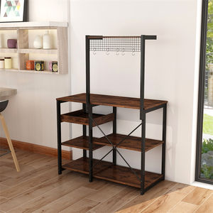 YQ Forever – support de cuisine en bois pour <span class=keywords><strong>boulanger</strong></span>, chariot à micro-ondes, meuble de cuisine - Product Image 4