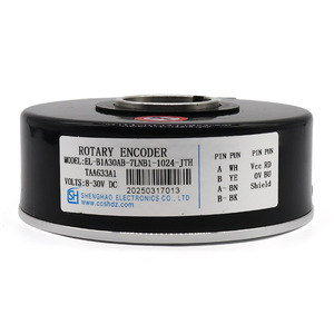 Shenghao ตัวเข้ารหัสแบบหมุน EL-B1A30AB 8-30V DC แบบเพิ่มปลายเปิดตรงกลาง TAA633A1 - Product Image 4
