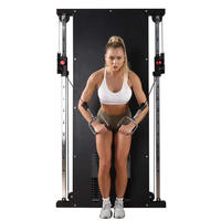 Machine de musculation murale à double câble et multi-poulies en acier/métal pour usage commercial et domestique en salle de sport