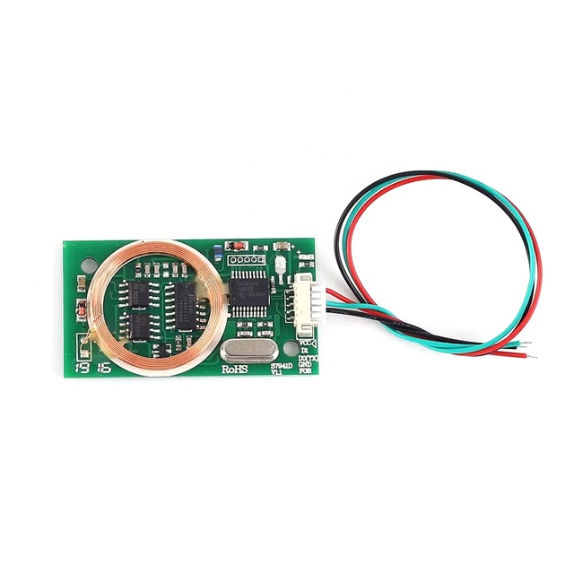 DC 5V Dual Frequency RFID Reader 7941D RFID Wireless Module with Buzzer UART 13.56MHz 125KHz