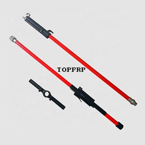 Pértiga Aislante de Fibra de Vidrio de Alta Tensión FRP Shotgun Hot Stick - Product Image 5