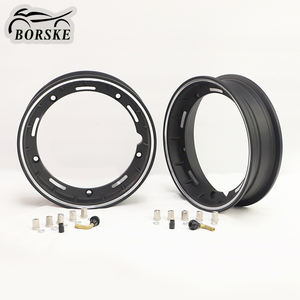 Llantas de rueda negras de aleación de aluminio para motocicleta, Cubo de llanta de Scooter de fundición para <span class=keywords><strong>VESPA</strong></span> PX LML T5 <span class=keywords><strong>PX125</strong></span> 150 200 T5 ET3 - Product Image 6