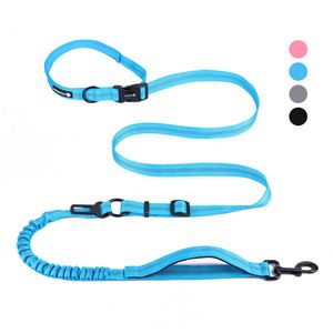 Correa de Nylon Ajustable para Perros, Correa Deportiva Elástica para Correr con Manos Libres, Juego de Correas para Perros con Bolsa de Cintura - Product Image 3