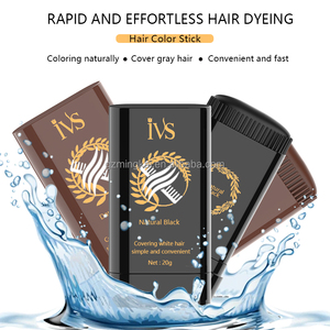 Cubierta para teñir el cabello gris, diseño de pincel portátil, tinte para el cabello negro, logotipo personalizado, palo de Color para el cabello resistente al agua - Product Image 3