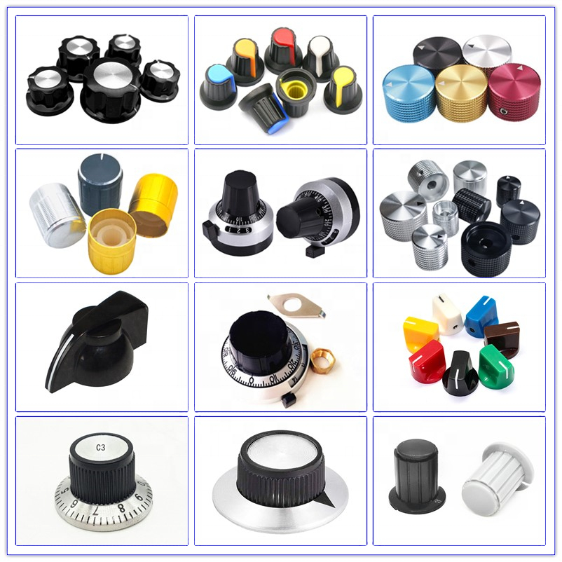 Sourcingmap – 60 Pezzi 6 Mm Albero Zigrinato Potenziometro - Foto 9