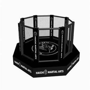 Meilleures ventes <span class=keywords><strong>Cage</strong></span> de <span class=keywords><strong>MMA</strong></span> de boxe noire d'occasion, cages de <span class=keywords><strong>MMA</strong></span> octogonales à vendre, panneaux de <span class=keywords><strong>cage</strong></span> de <span class=keywords><strong>MMA</strong></span> faciles à installer avec logo client - Product Image 1