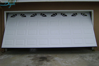 Offre Spéciale moderne monobloc porte de garage inclinable automatique porte basculante étanche caractéristique matériau en acier Surface finie